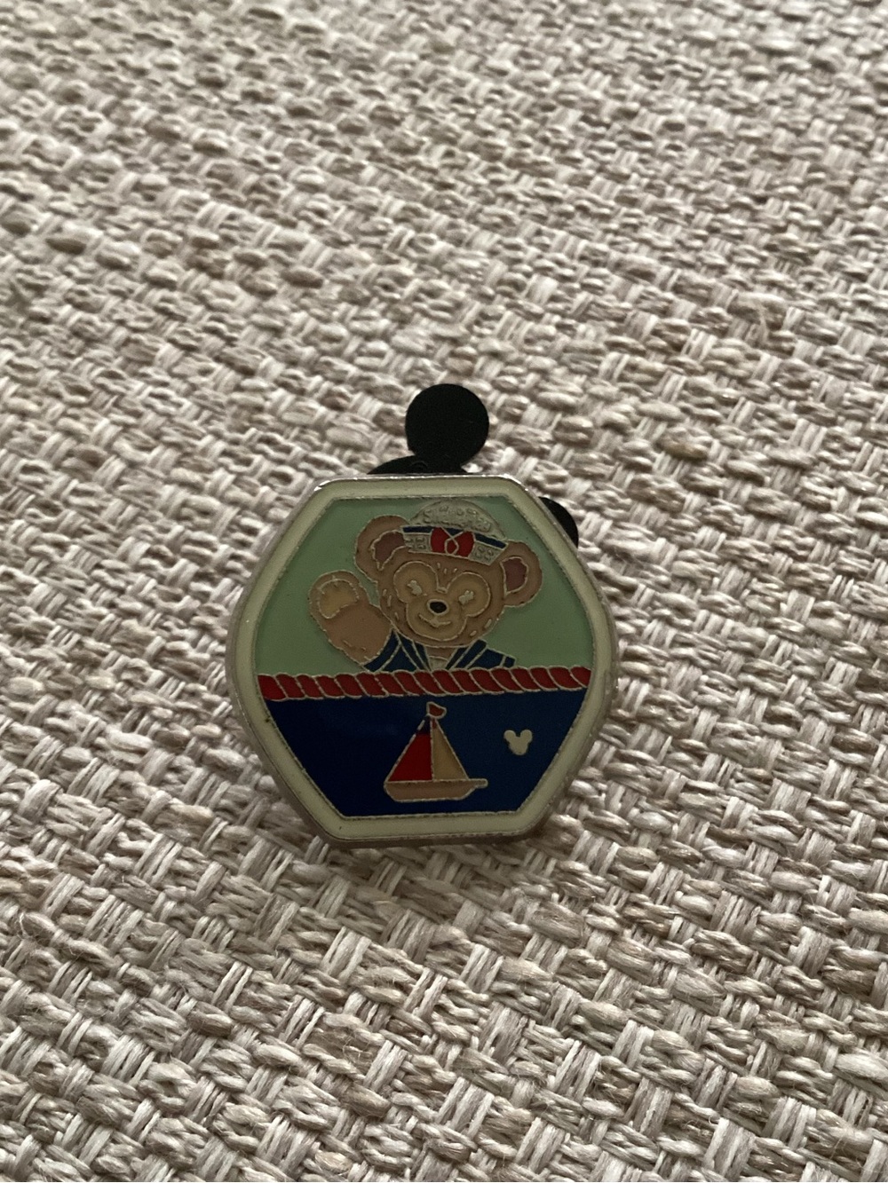 Disney Shellie May Hidden Mickey Teddy Bear Collectible Trading Pin